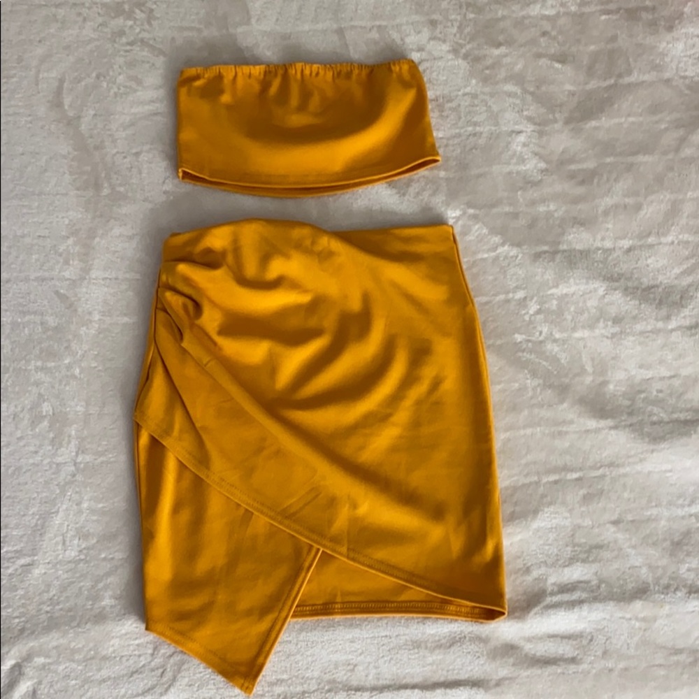 Two piece bralette & skirt set